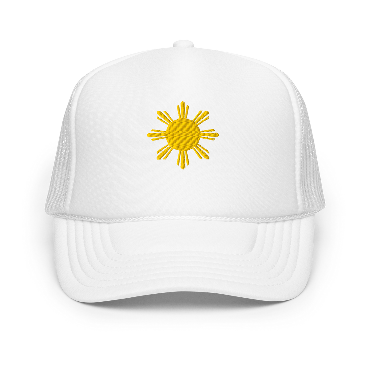 SUN - foam trucker hat - Black/White