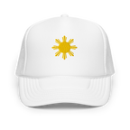 SUN - foam trucker hat - Dark Green/White