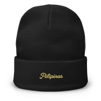 Modern Script Beanie - White