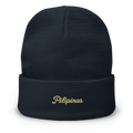 Modern Script Beanie - Navy