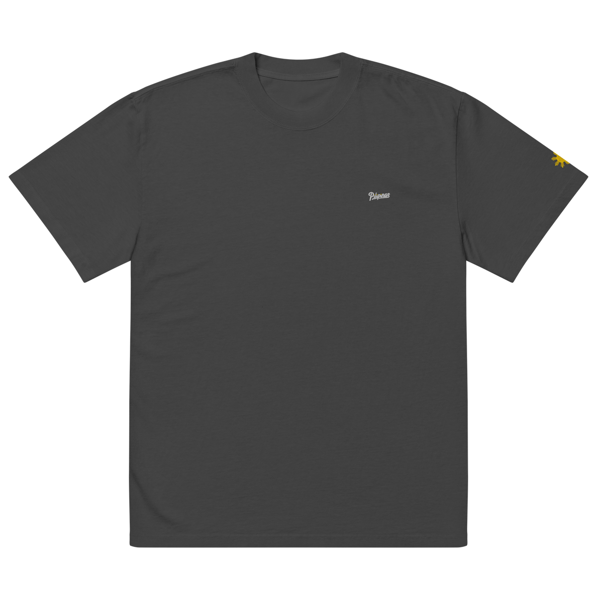 SCRIPT + SUN OVERSIZED TEE - Bone