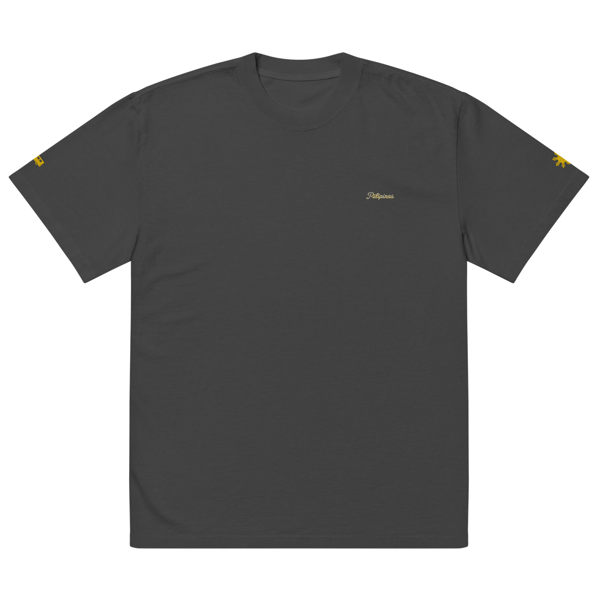 MODERN SCRIPT + SUN + JEEPNEY Oversized Tee - Bone