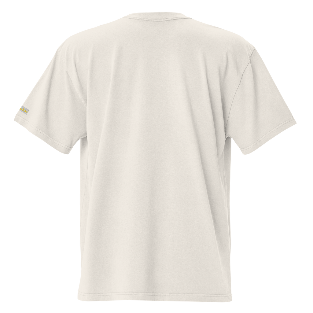 MANGO + MODERN SCRIPT Oversized Tee - White