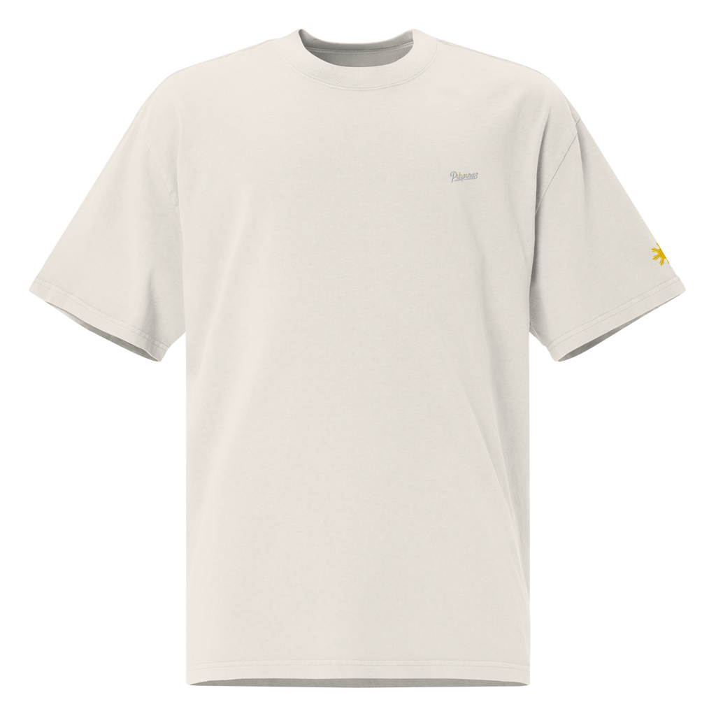 SCRIPT + SUN OVERSIZED TEE - Black