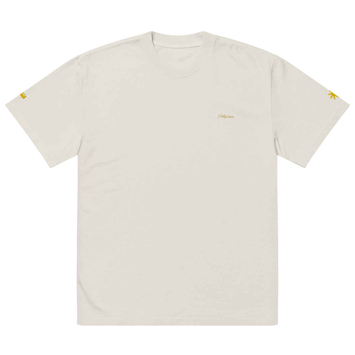 MODERN SCRIPT + SUN + JEEPNEY Oversized Tee - Coal