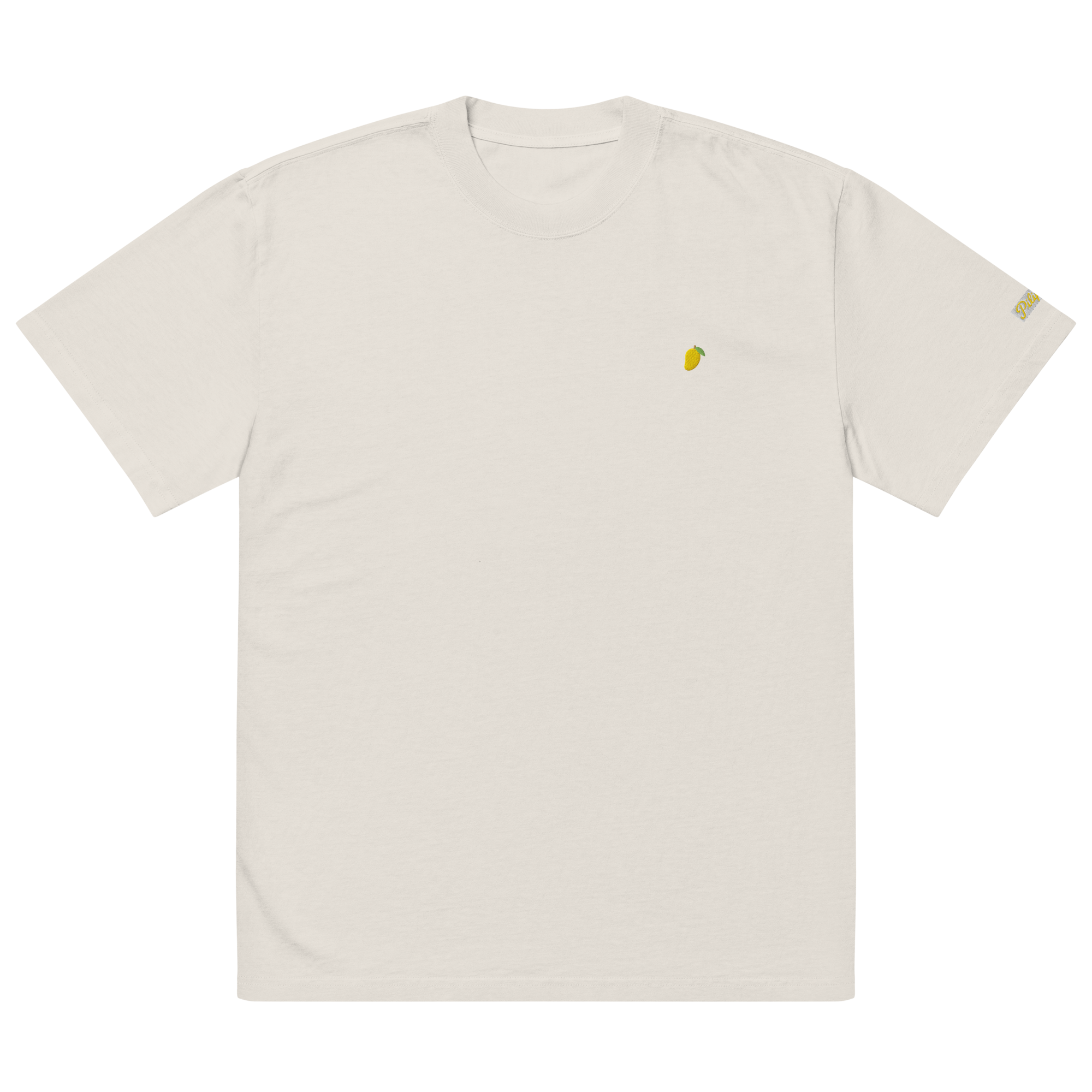 MANGO + MODERN SCRIPT Oversized Tee - White