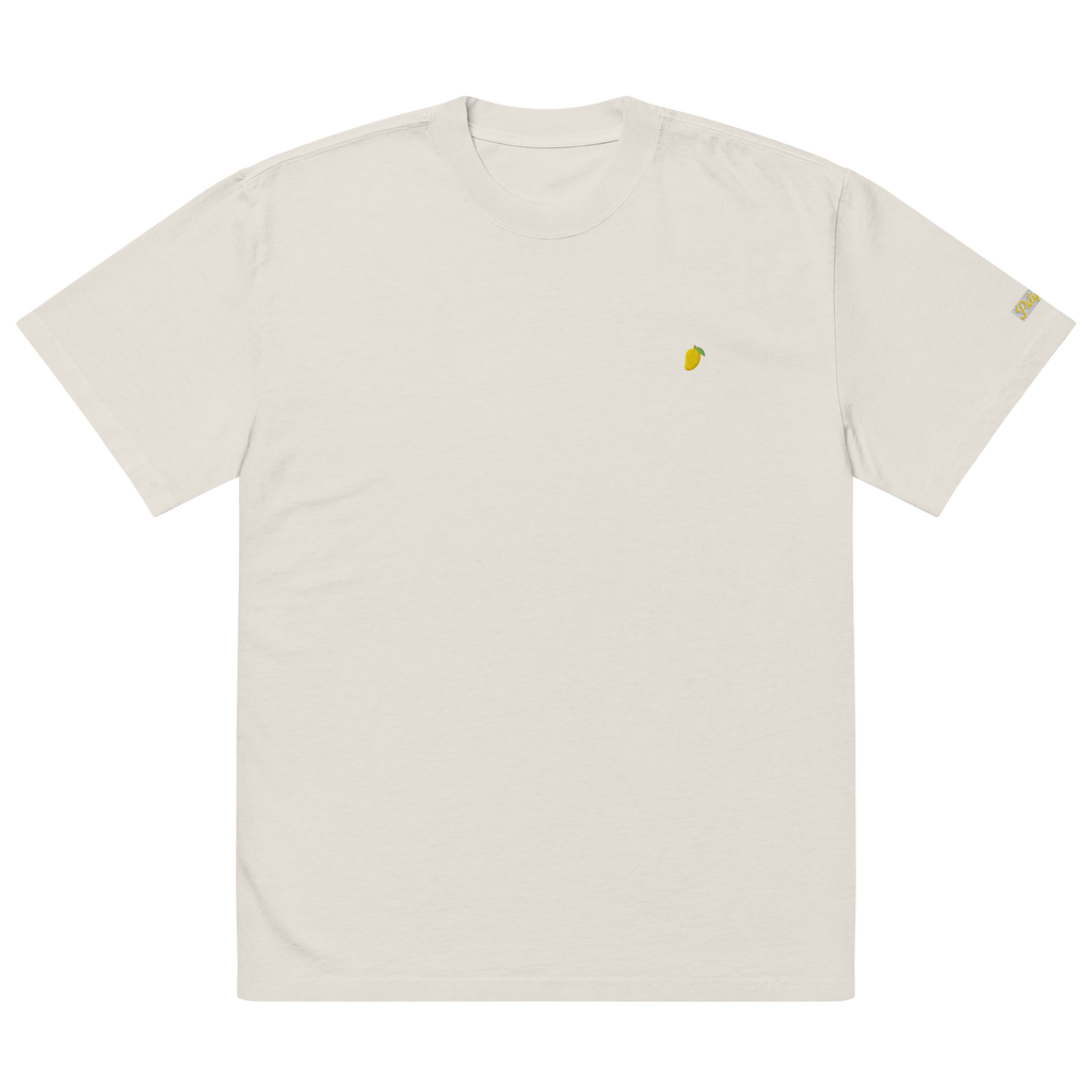 MANGO + MODERN SCRIPT Oversized Tee - Indigo