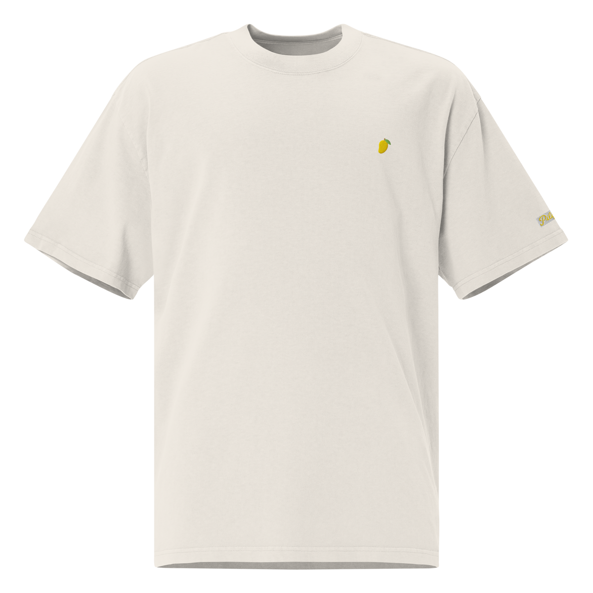 MANGO + MODERN SCRIPT Oversized Tee - White