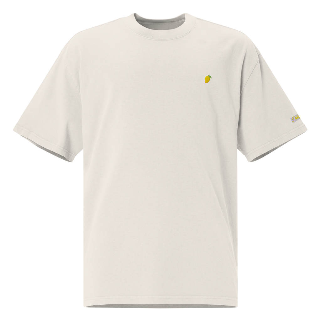MANGO + MODERN SCRIPT Oversized Tee - Coal