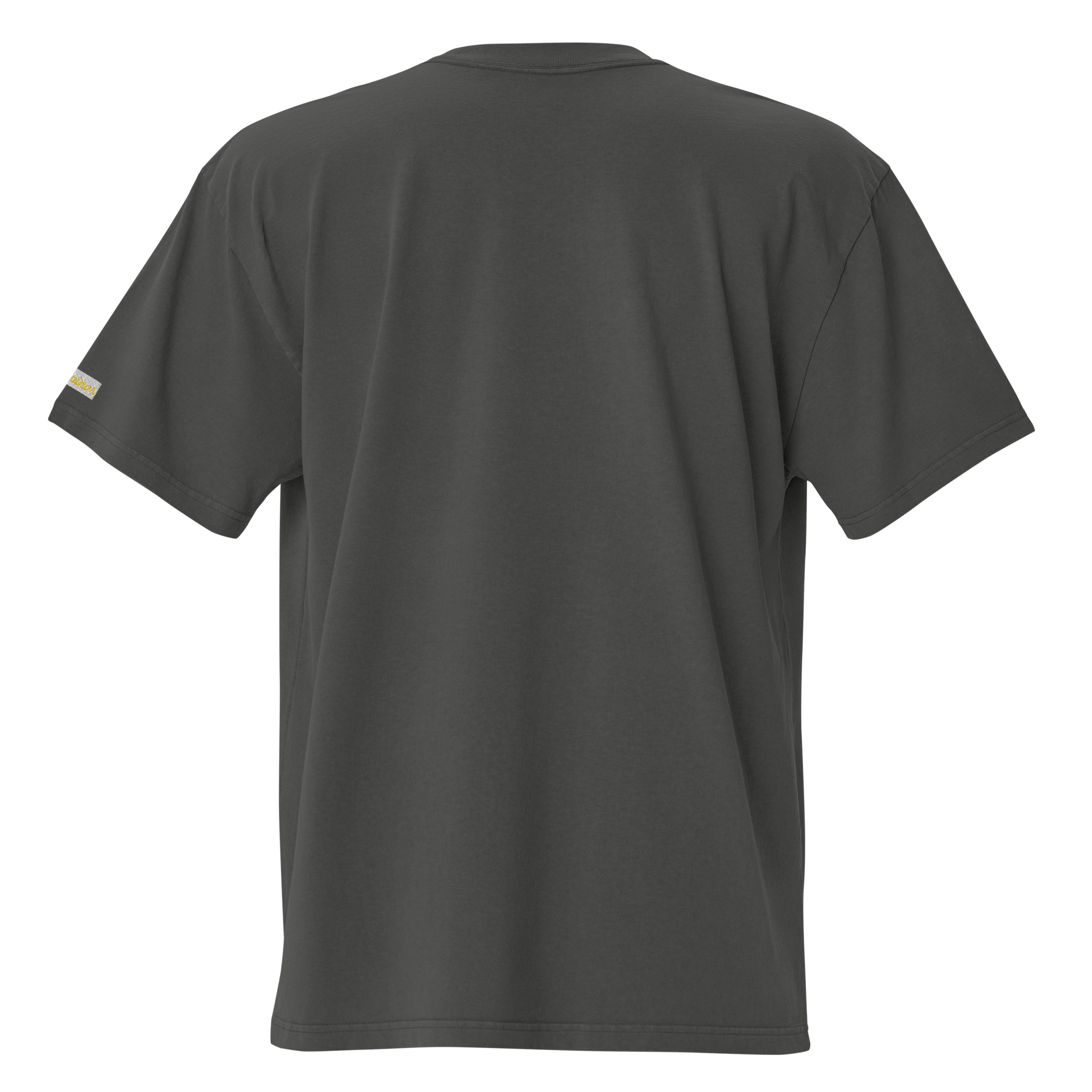 MANGO + MODERN SCRIPT Oversized Tee - Coal