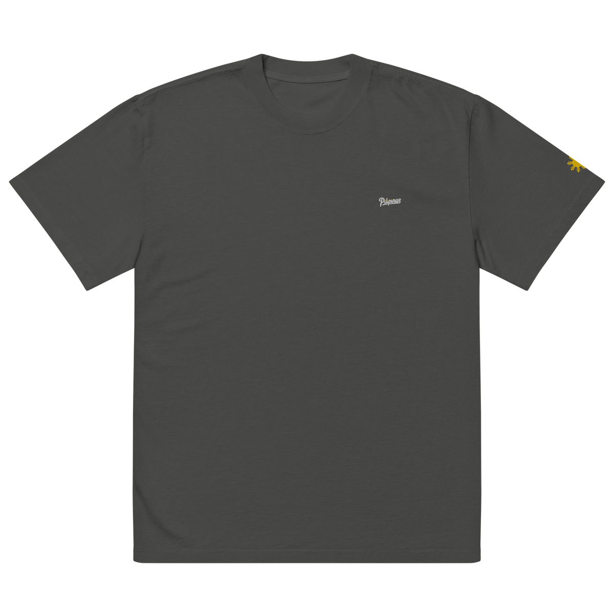 SCRIPT + SUN OVERSIZED TEE - Black