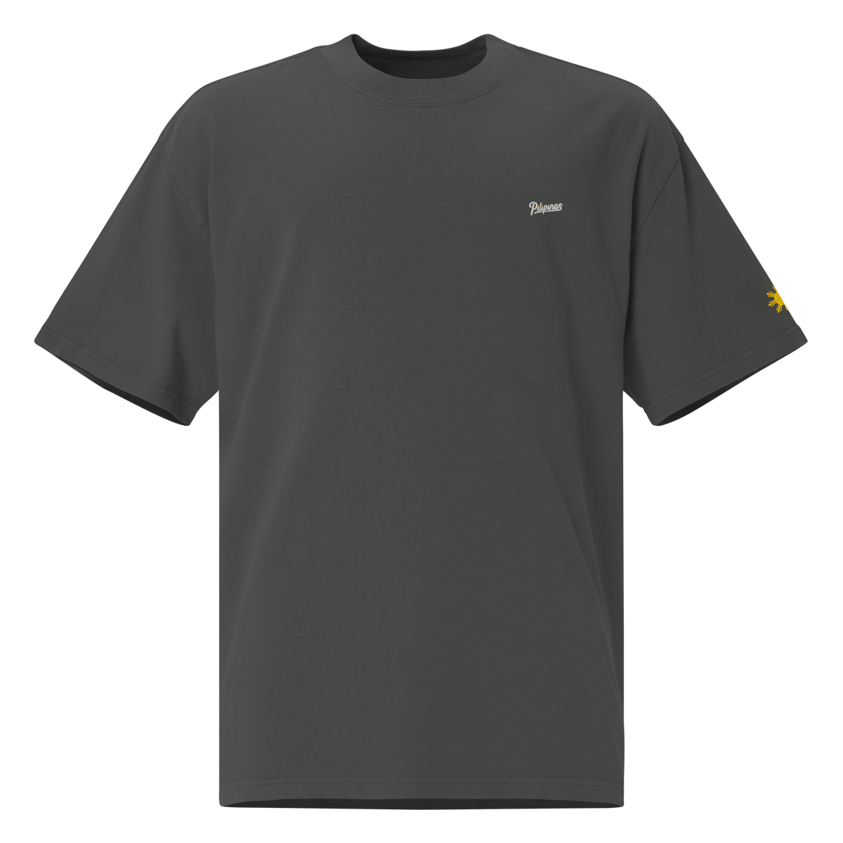 SCRIPT + SUN OVERSIZED TEE - Coal