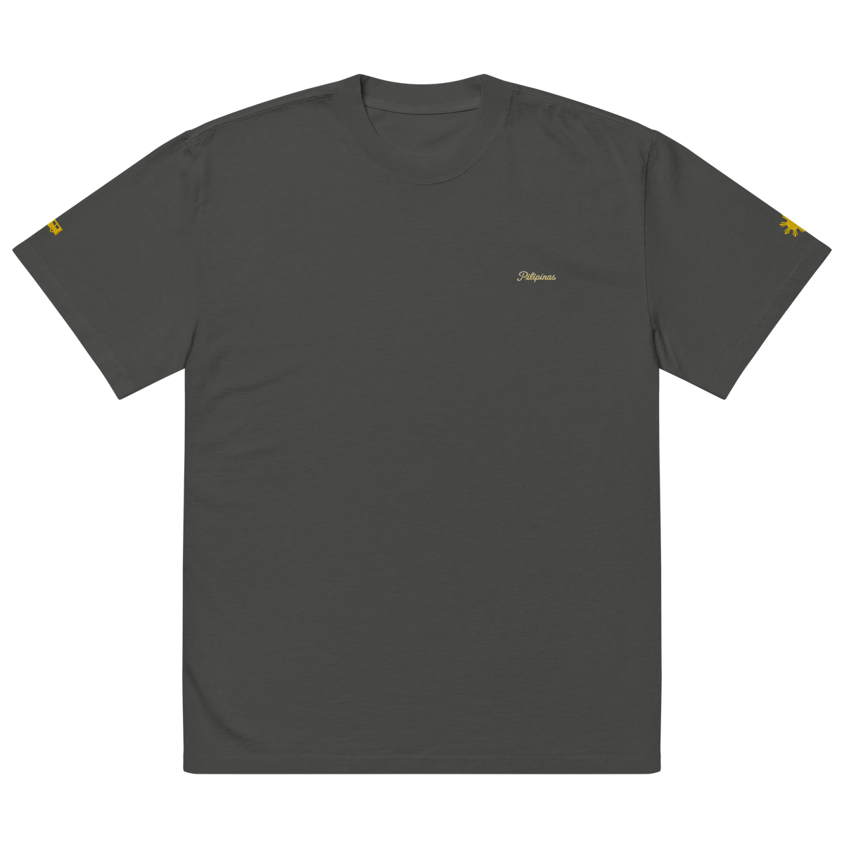 MODERN SCRIPT + SUN + JEEPNEY Oversized Tee - Bone