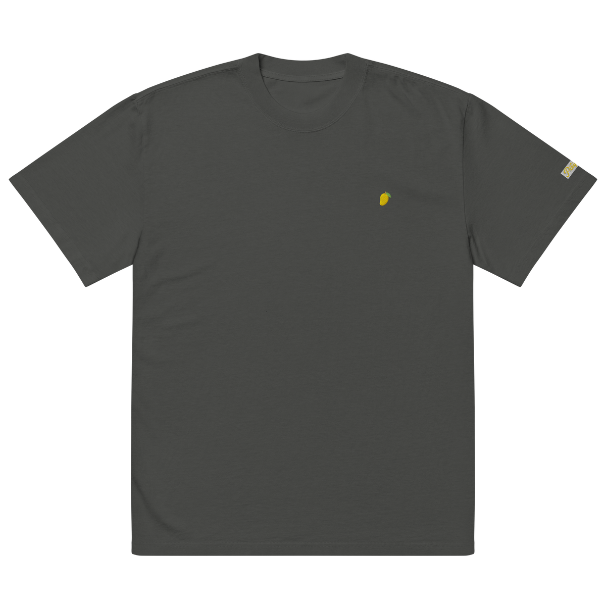 MANGO + MODERN SCRIPT Oversized Tee - Coal