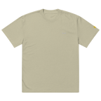 SCRIPT + SUN OVERSIZED TEE - Bone