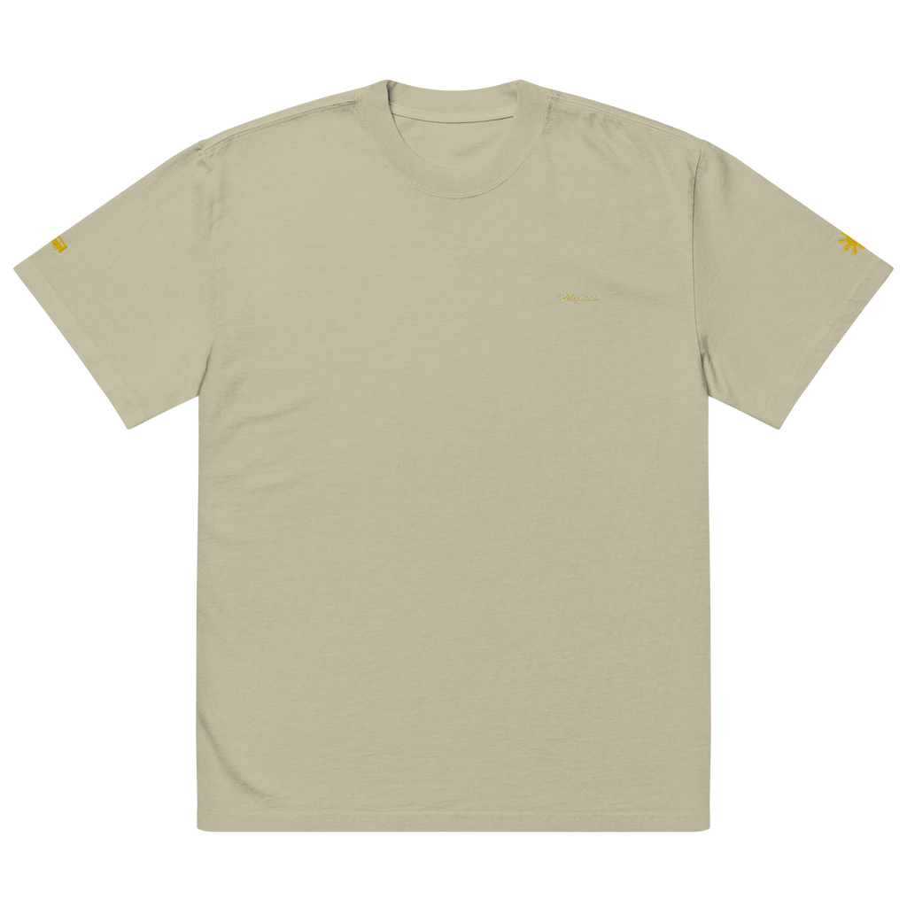 MODERN SCRIPT + SUN + JEEPNEY Oversized Tee - White