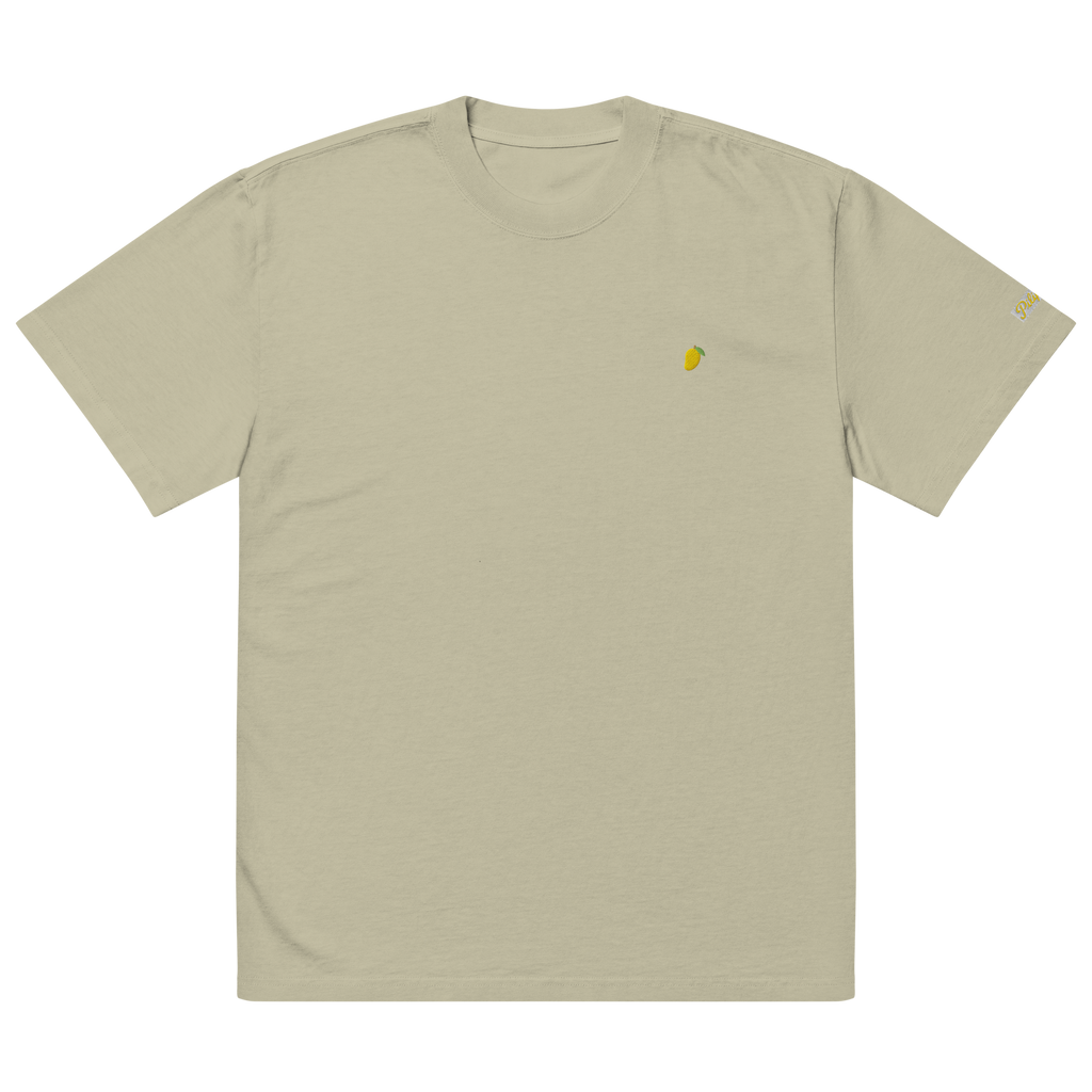 MANGO + MODERN SCRIPT Oversized Tee - Bone