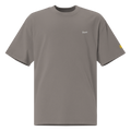 SCRIPT + SUN OVERSIZED TEE - Grey