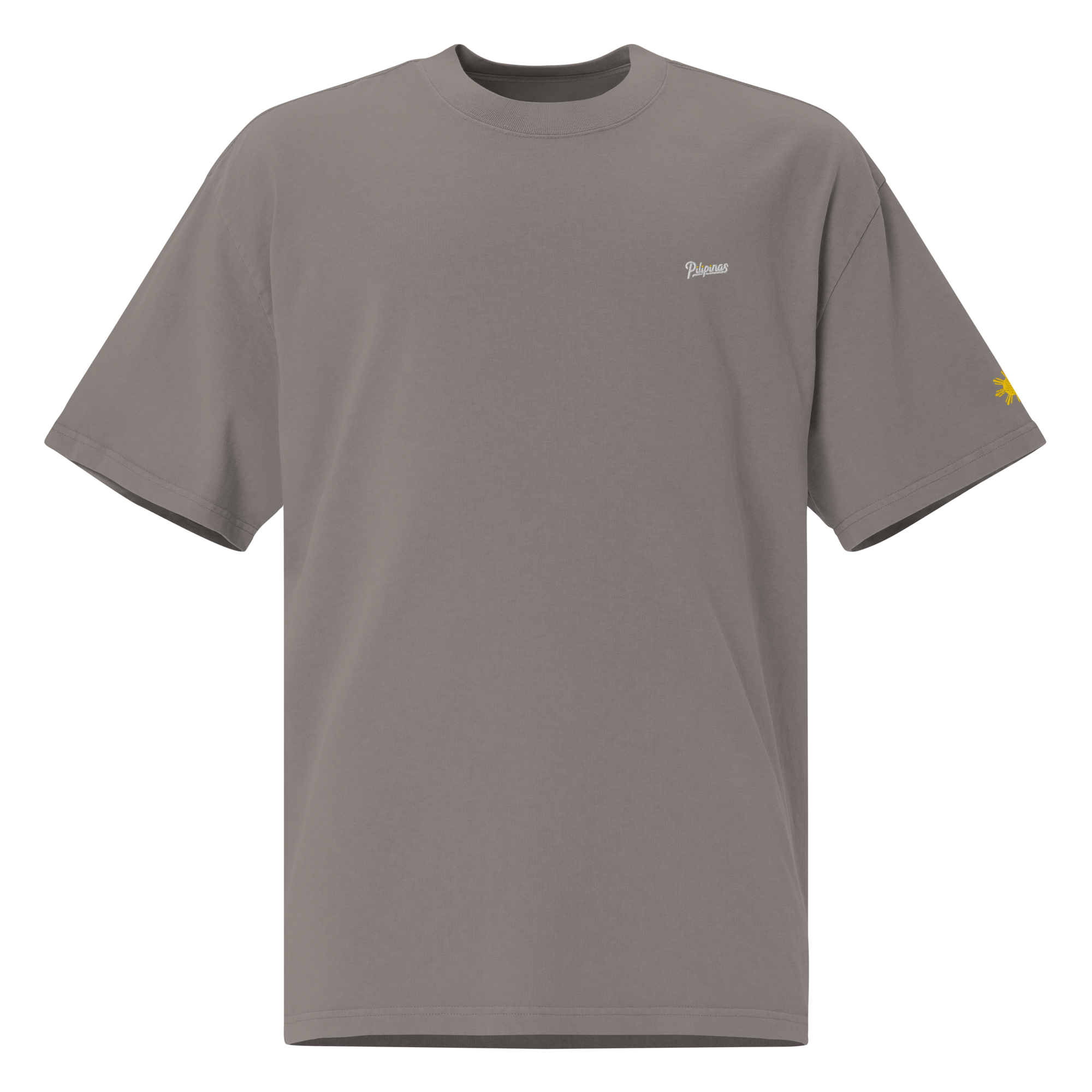 SCRIPT + SUN OVERSIZED TEE - Bone