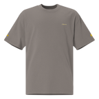 MODERN SCRIPT + SUN + JEEPNEY Oversized Tee - Grey