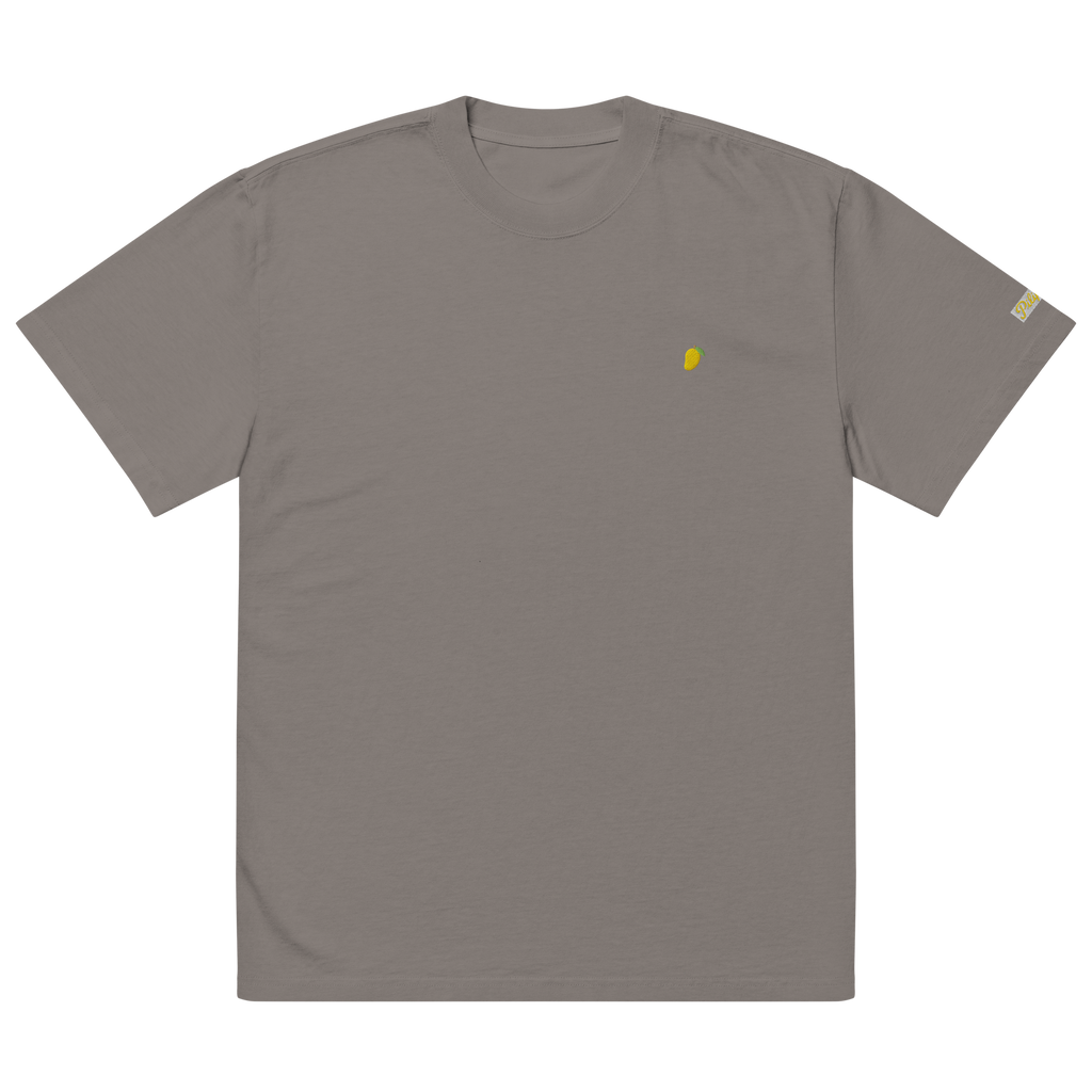 MANGO + MODERN SCRIPT Oversized Tee - Coal