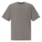 MANGO + MODERN SCRIPT Oversized Tee - Grey