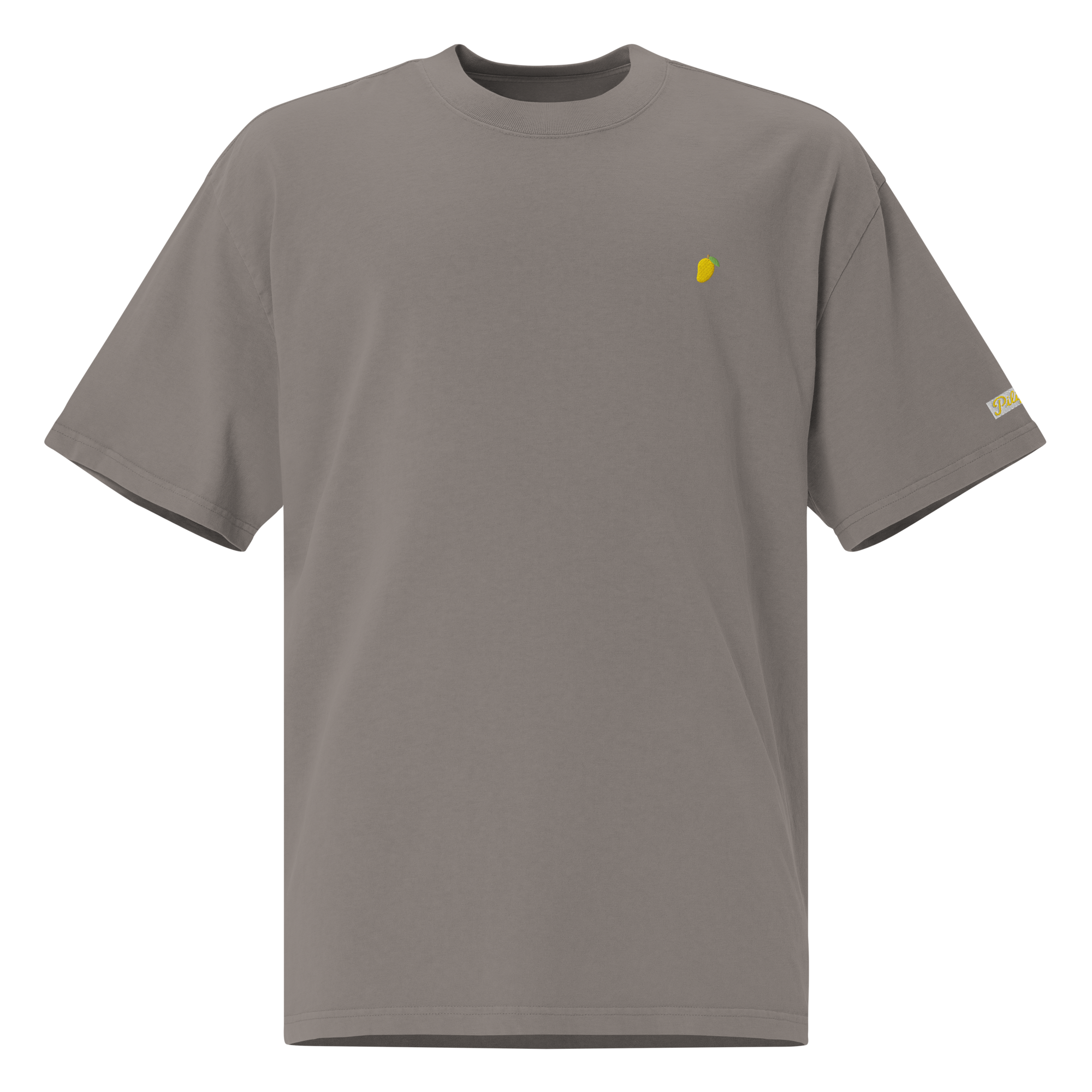 MANGO + MODERN SCRIPT Oversized Tee - Grey