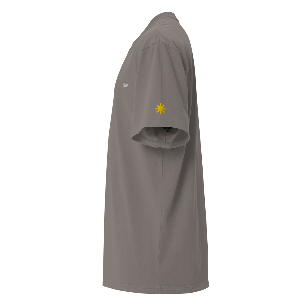 SCRIPT + SUN OVERSIZED TEE - Black