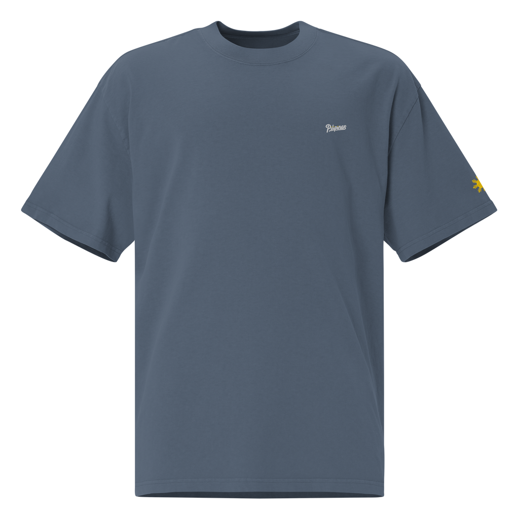 SCRIPT + SUN OVERSIZED TEE - Bone
