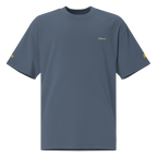 MODERN SCRIPT + SUN + JEEPNEY Oversized Tee - Indigo