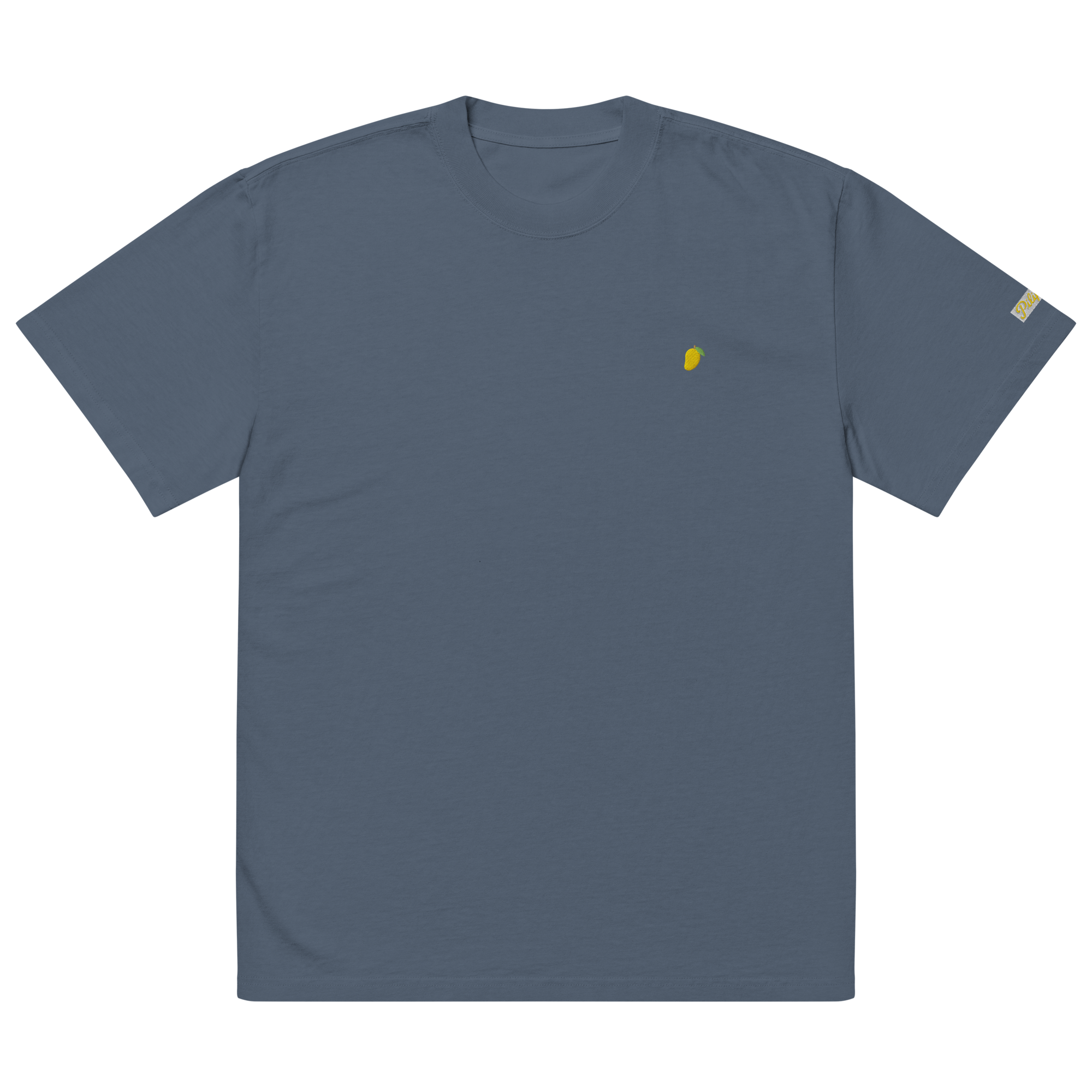 MANGO + MODERN SCRIPT Oversized Tee - Indigo
