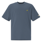 MANGO + MODERN SCRIPT Oversized Tee - Indigo