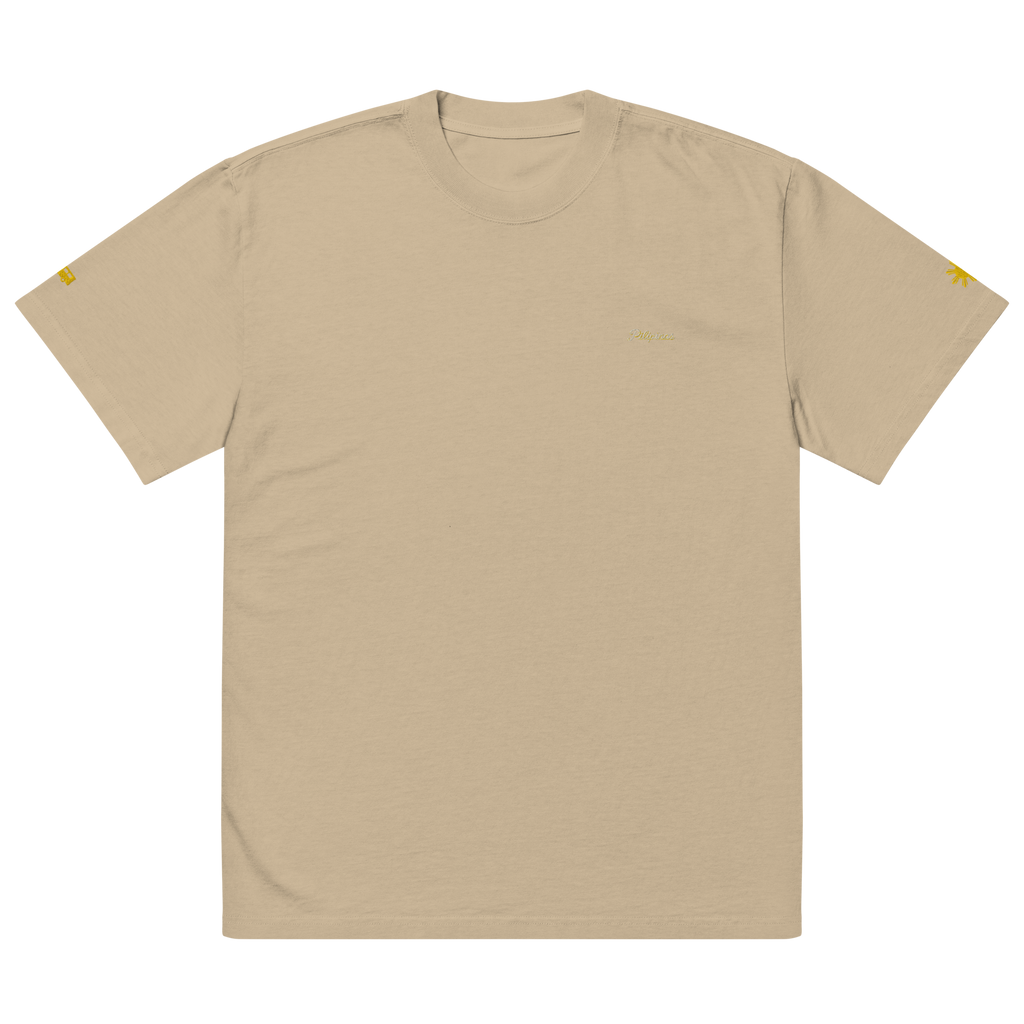 MODERN SCRIPT + SUN + JEEPNEY Oversized Tee - White