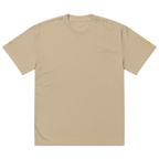 MODERN SCRIPT + SUN + JEEPNEY Oversized Tee - Khaki