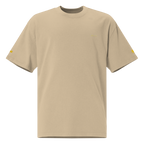 MODERN SCRIPT + SUN + JEEPNEY Oversized Tee - Khaki