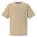 MODERN SCRIPT + SUN + JEEPNEY Oversized Tee - Khaki