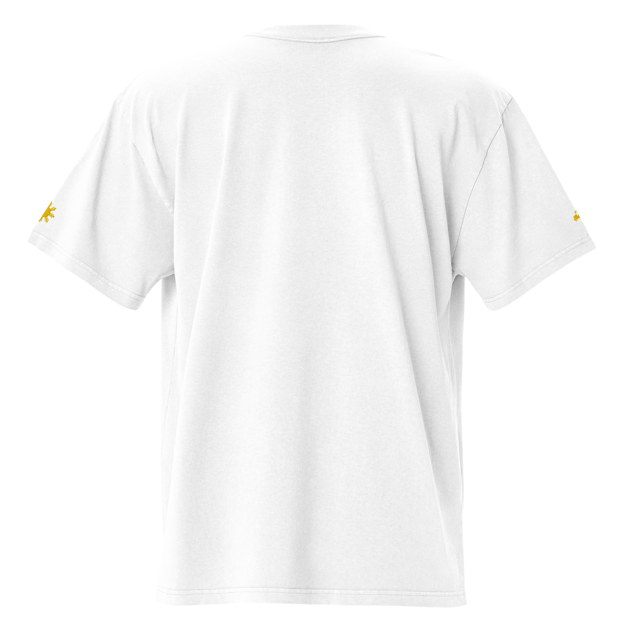 MODERN SCRIPT + SUN + JEEPNEY Oversized Tee - White