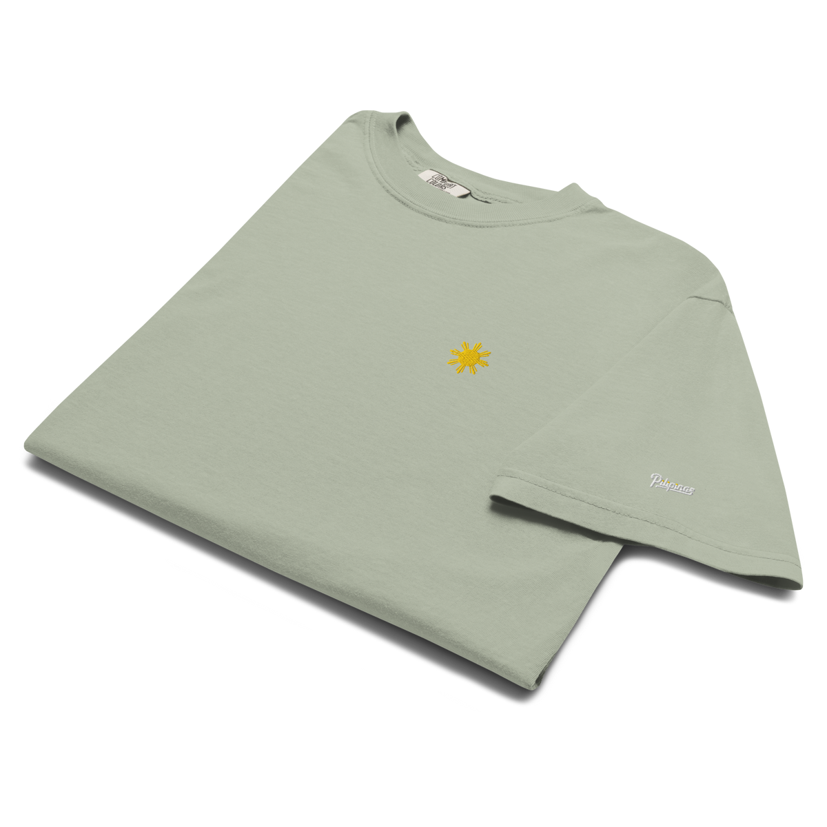 SUN + SCRIPT TEE - Granite