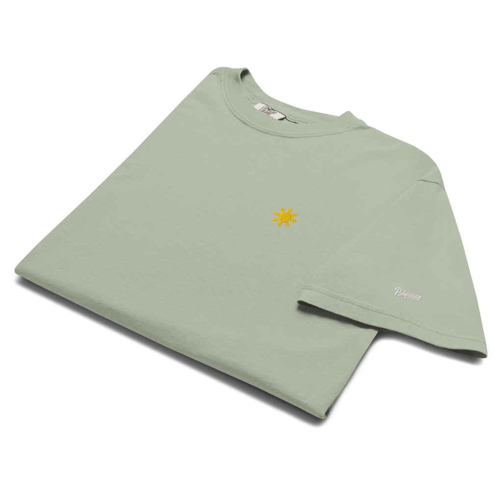 SUN + SCRIPT TEE - Black