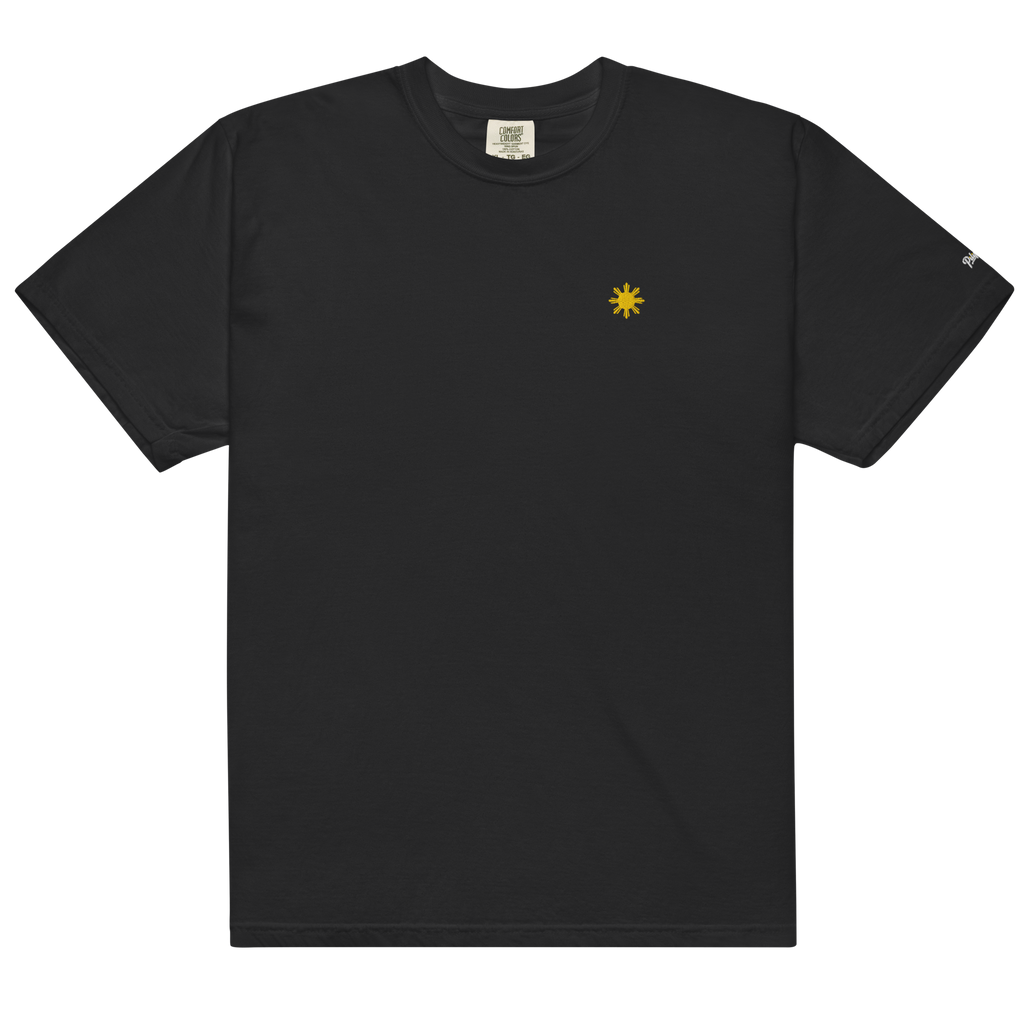 SUN + SCRIPT TEE - Black