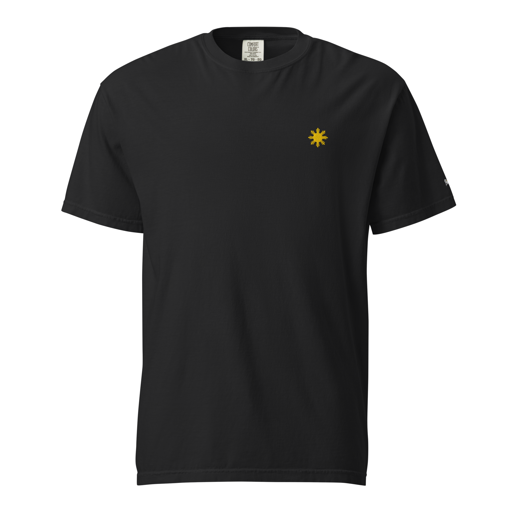 SUN + SCRIPT TEE - True Navy