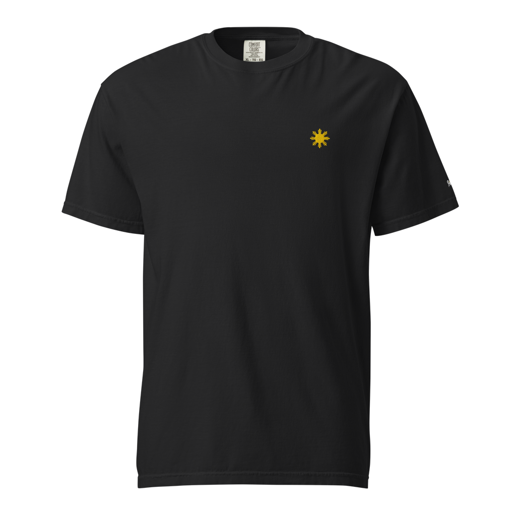 SUN + SCRIPT TEE - Black
