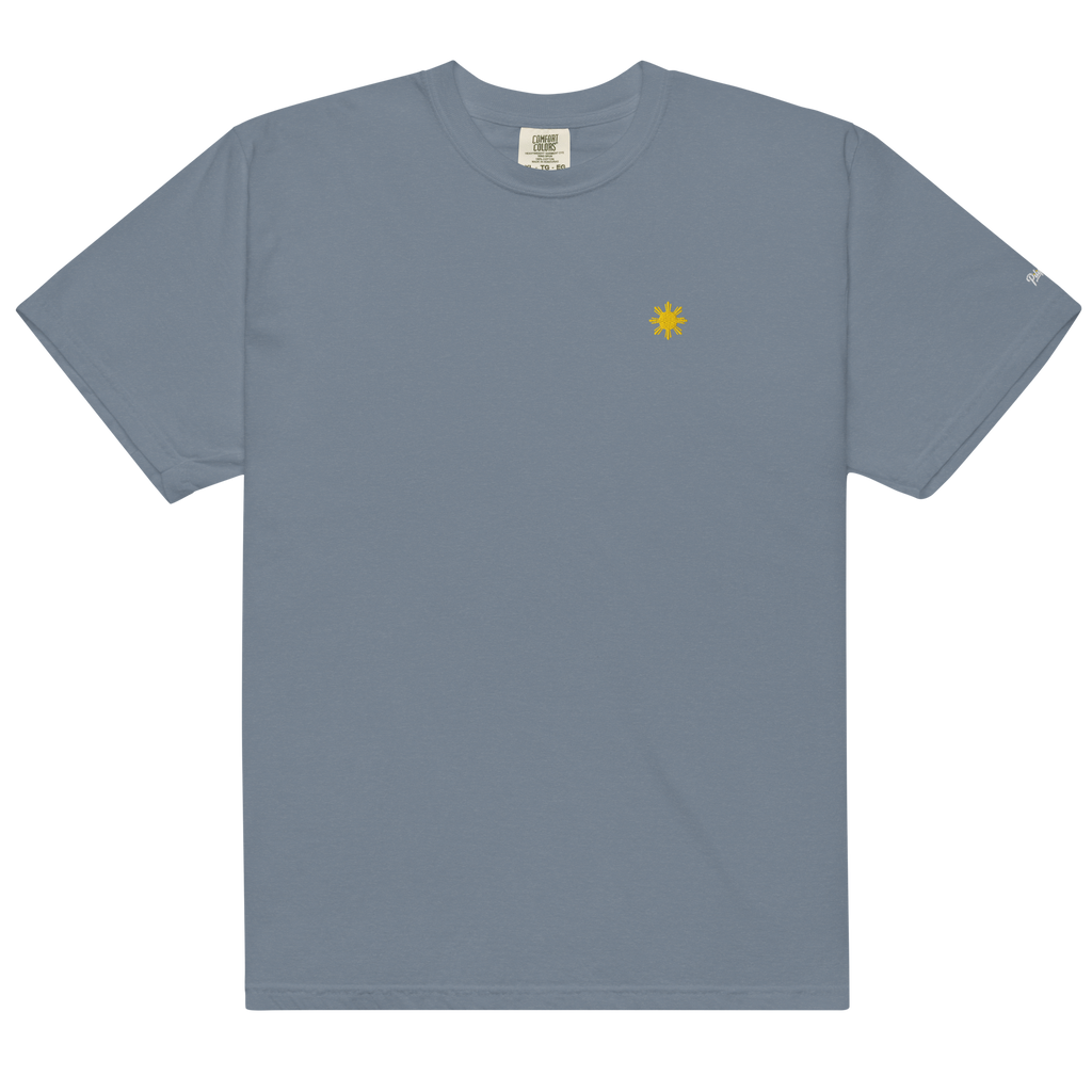 SUN + SCRIPT TEE - Graphite