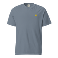 SUN + SCRIPT TEE - Blue Jean