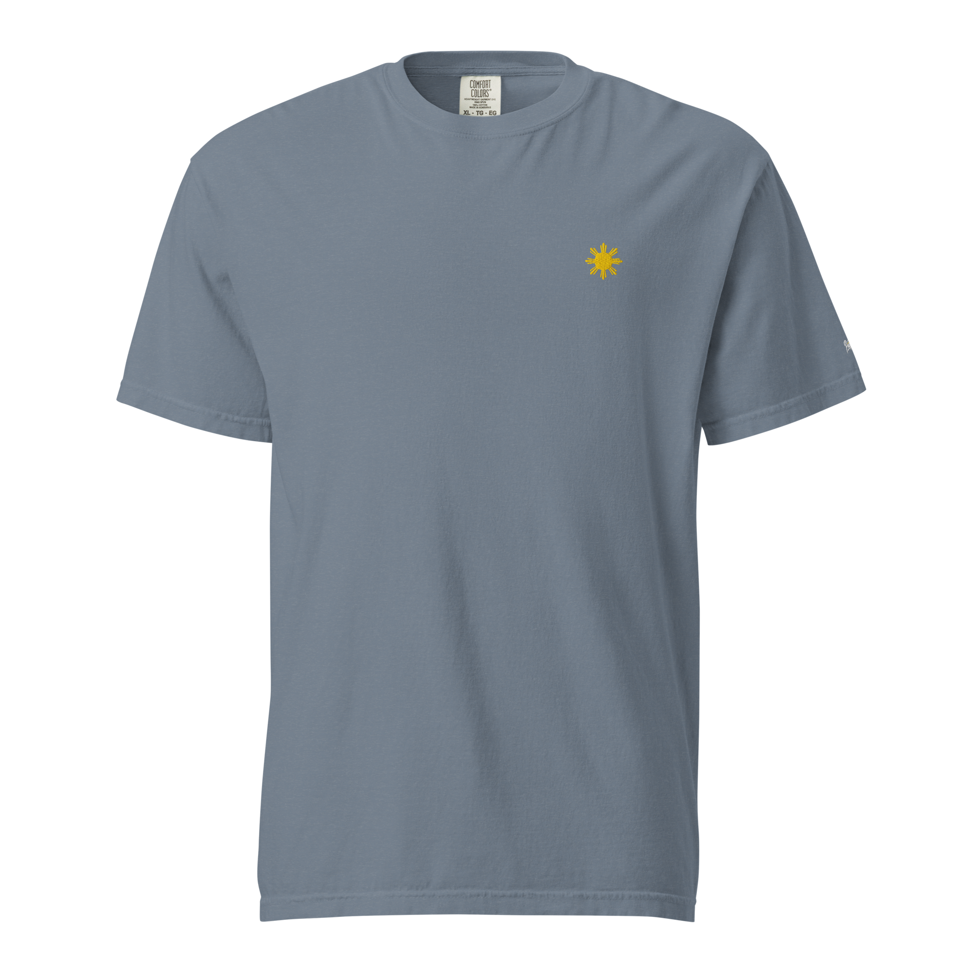 SUN + SCRIPT TEE - Granite