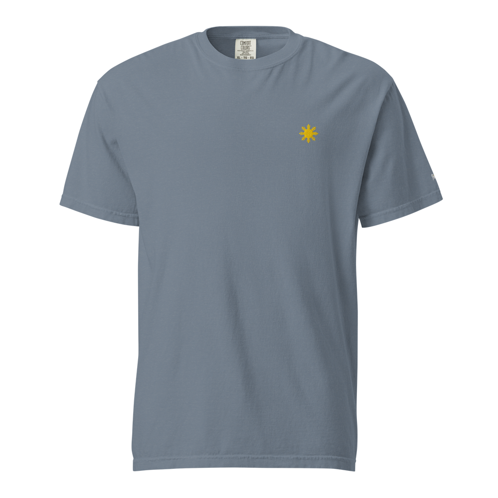 SUN + SCRIPT TEE - Light Green