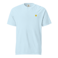 SUN + SCRIPT TEE - Chambray