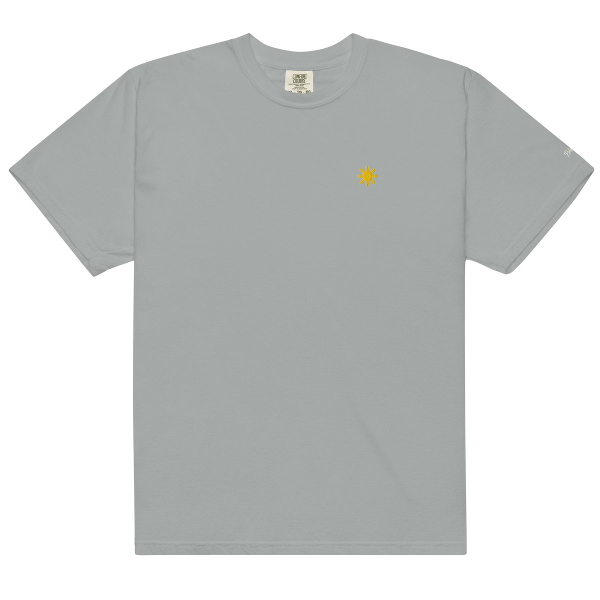 SUN + SCRIPT TEE - Granite