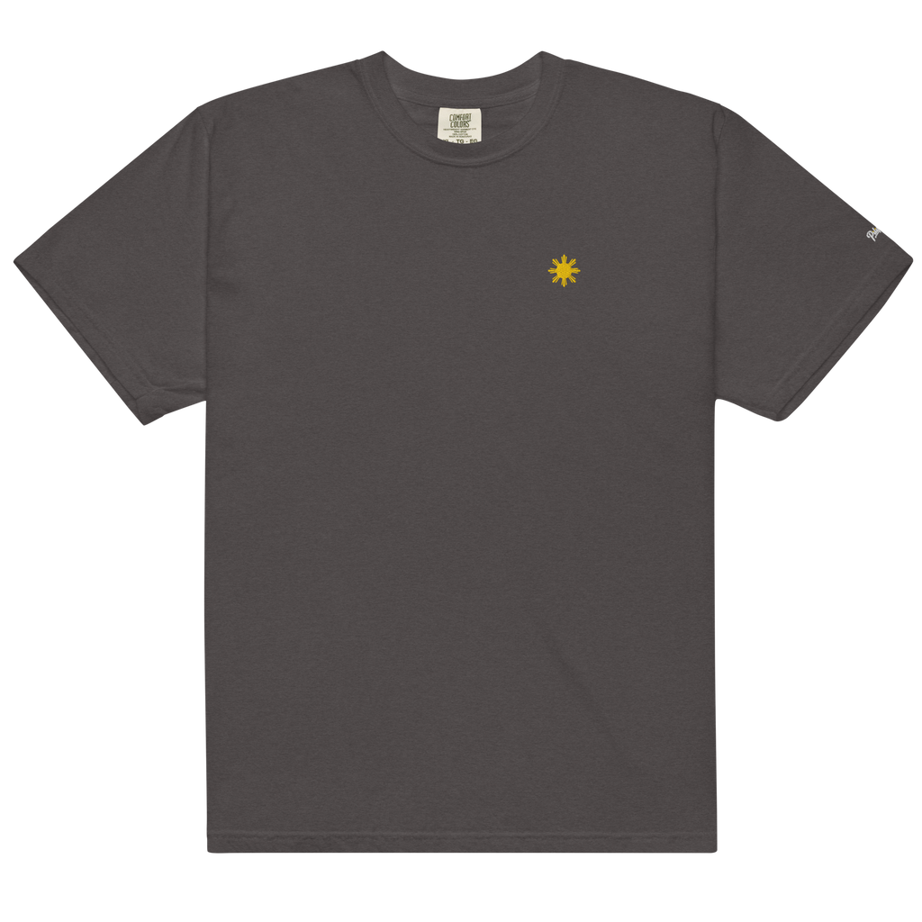 SUN + SCRIPT TEE - True Navy