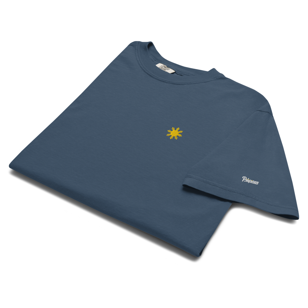 SUN + SCRIPT TEE - Black